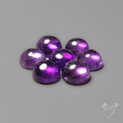 Amethyst Cabochons Lot