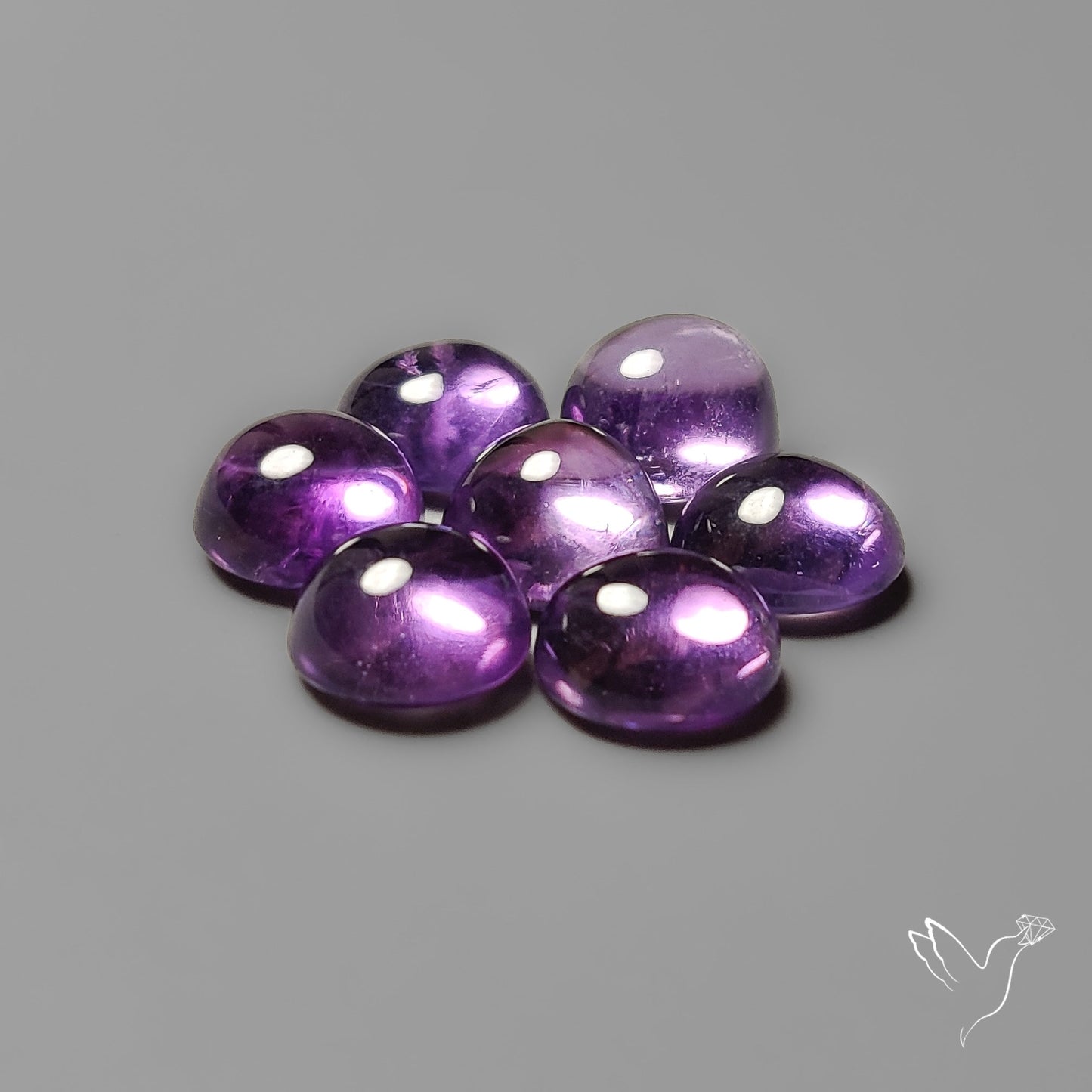 Amethyst Cabochons Lot