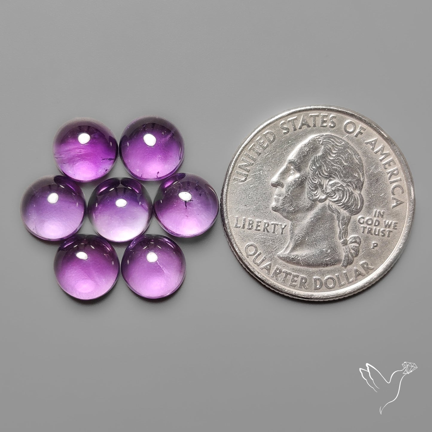 Amethyst Cabochons Lot