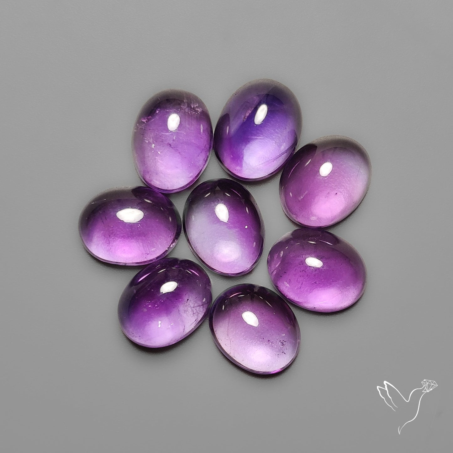 Amethyst Cabochons Lot