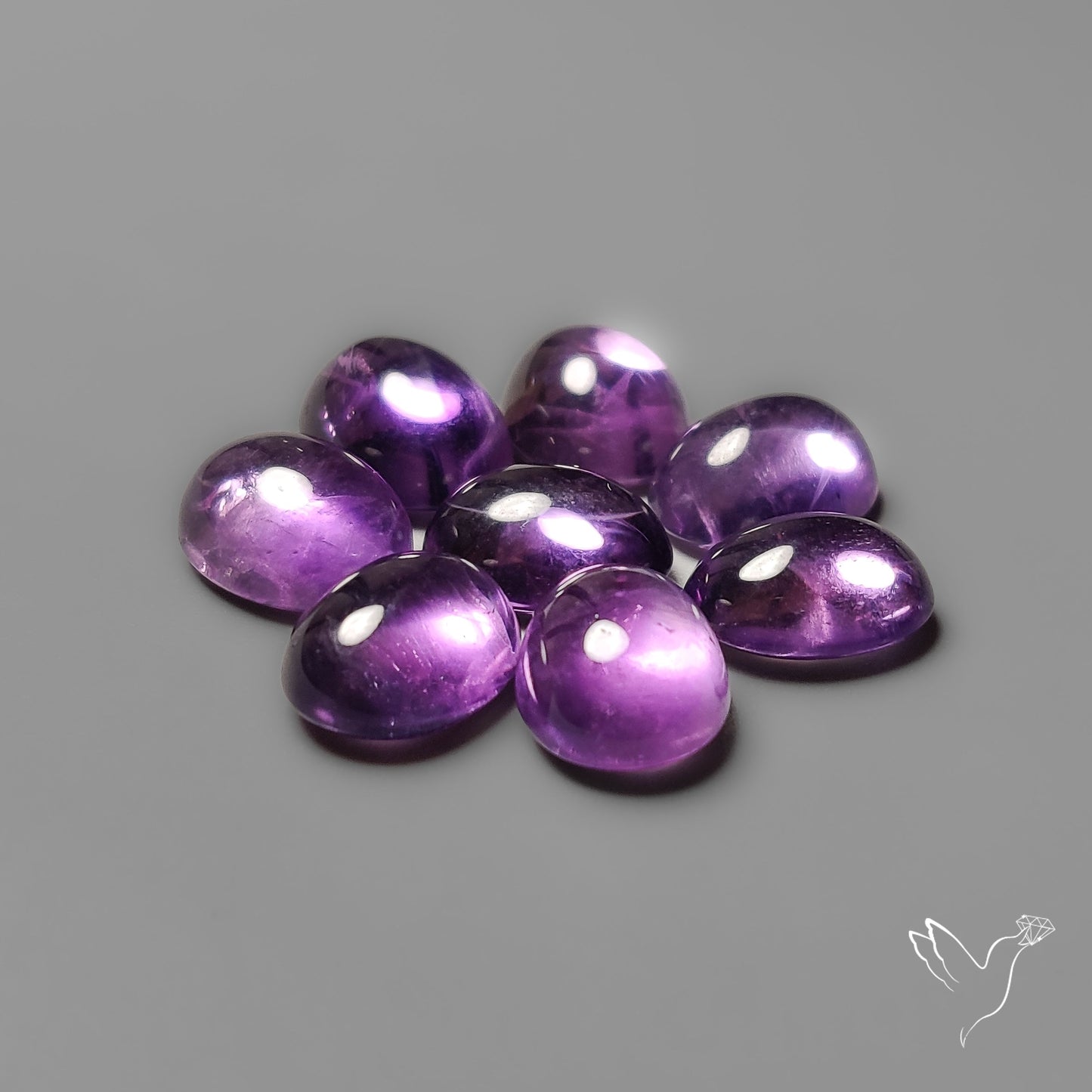 Amethyst Cabochons Lot