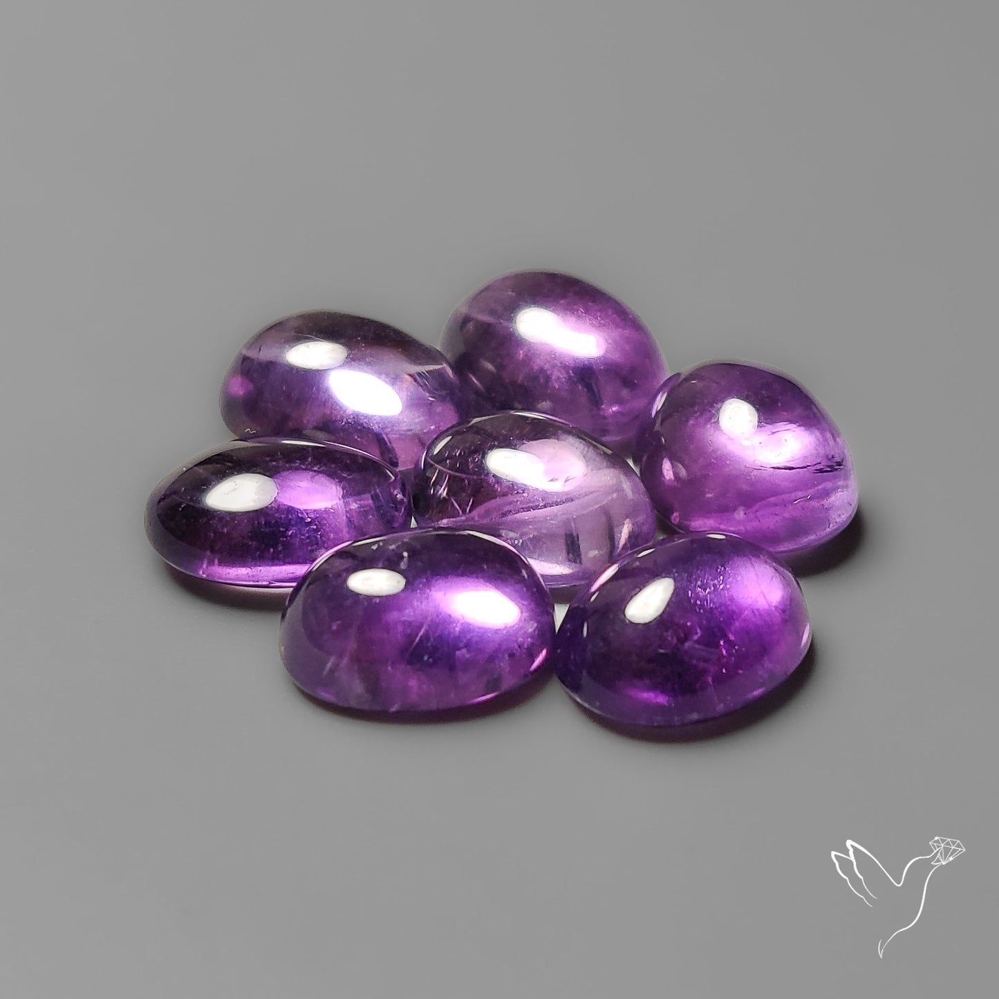 Amethyst Cabochons Lot