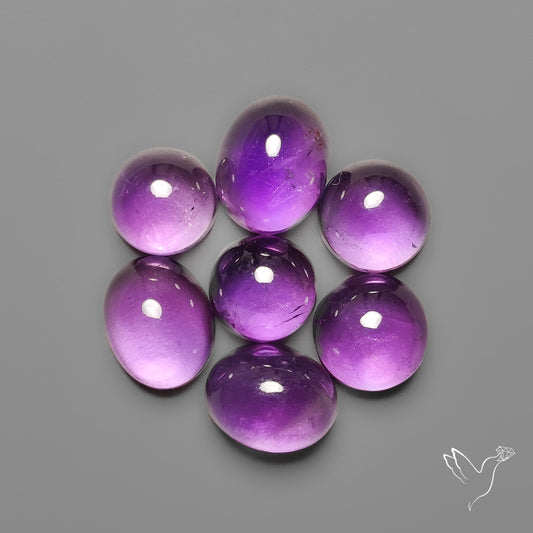 Amethyst Cabochons Lot