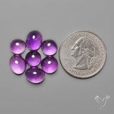 Amethyst Cabochons Lot