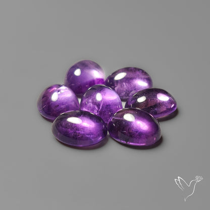 Amethyst Cabochons Lot