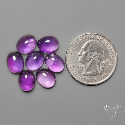 Amethyst Cabochons Lot