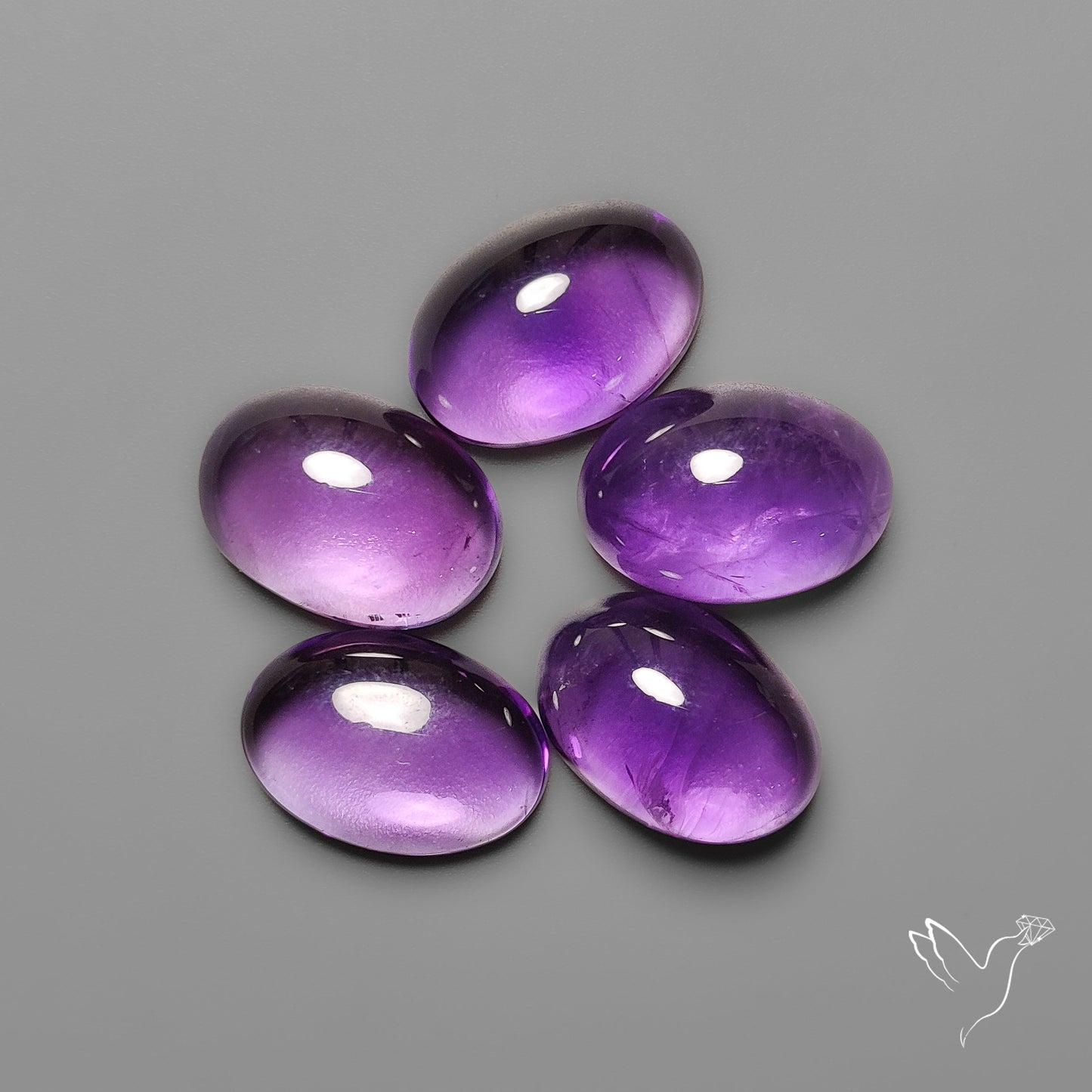 Amethyst Cabochons Lot