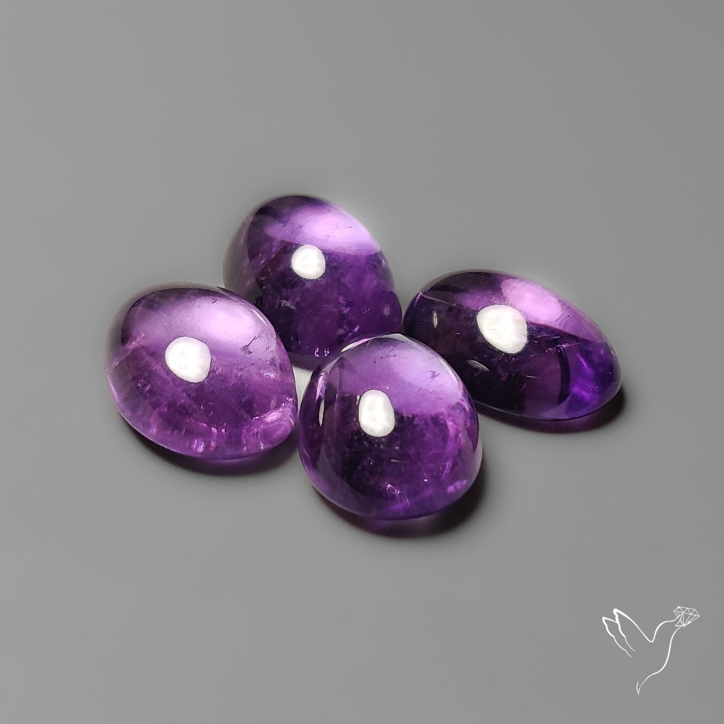 Amethyst Cabochons Lot