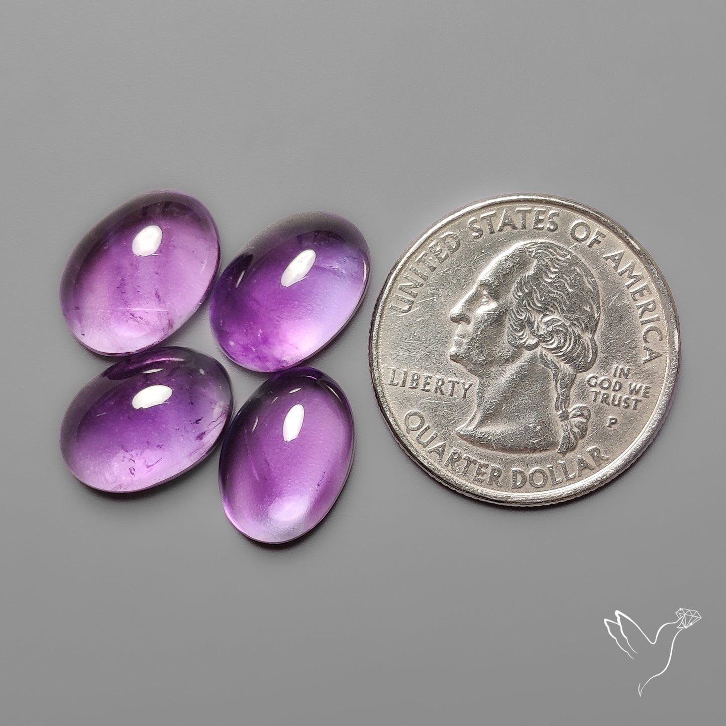 Amethyst Cabochons Lot