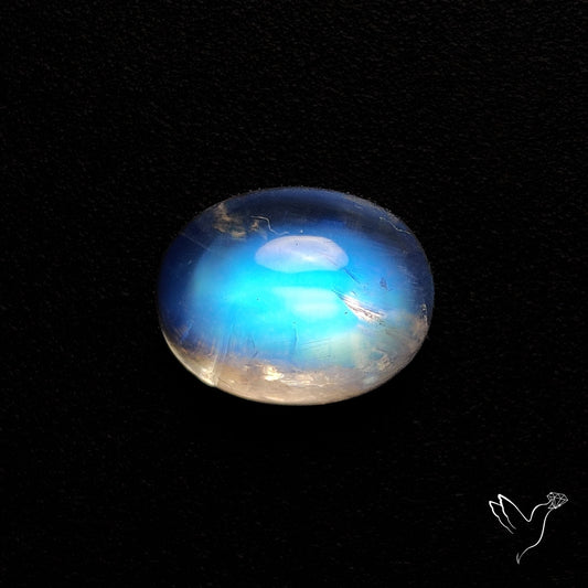Rainbow Moonstone Cabochon