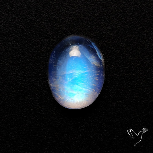 Rainbow Moonstone Cabochon