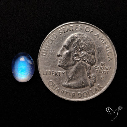 Rainbow Moonstone Cabochon