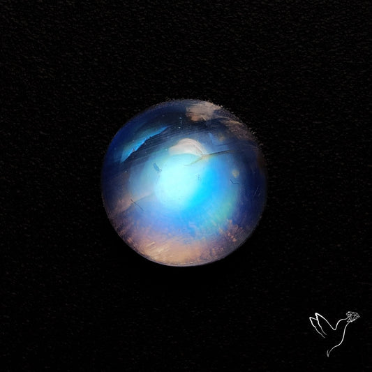 Rainbow Moonstone Cabochon