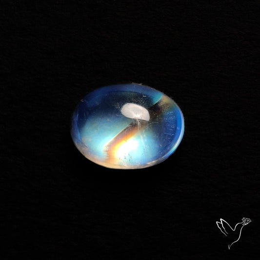 Rainbow Moonstone Cabochon