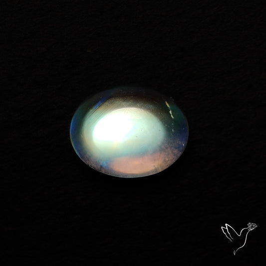 Rainbow Moonstone Cabochon