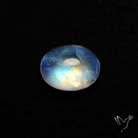 Rainbow Moonstone Cabochon