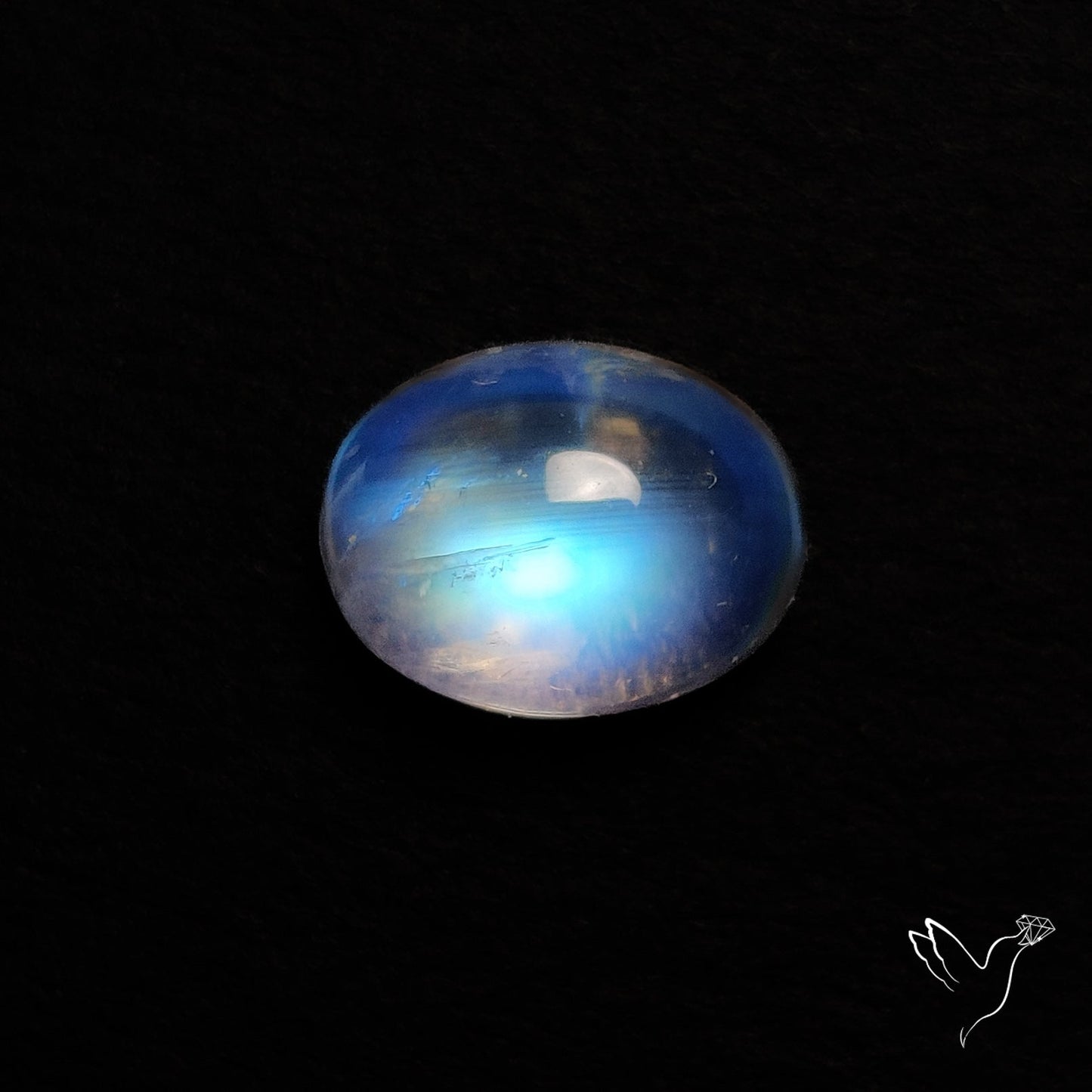Rainbow Moonstone Cabochon