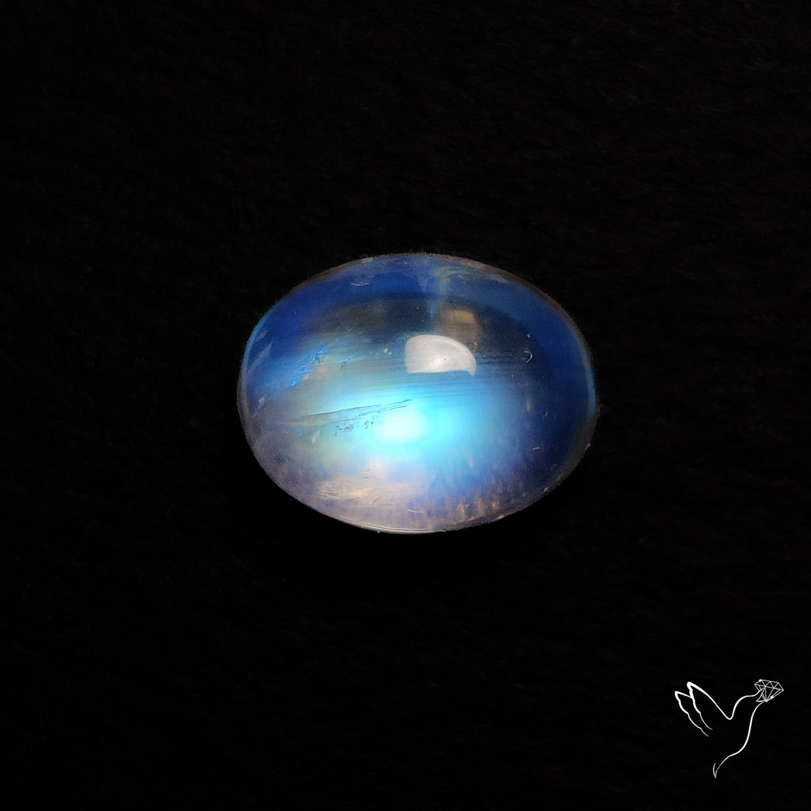 Rainbow Moonstone Cabochon