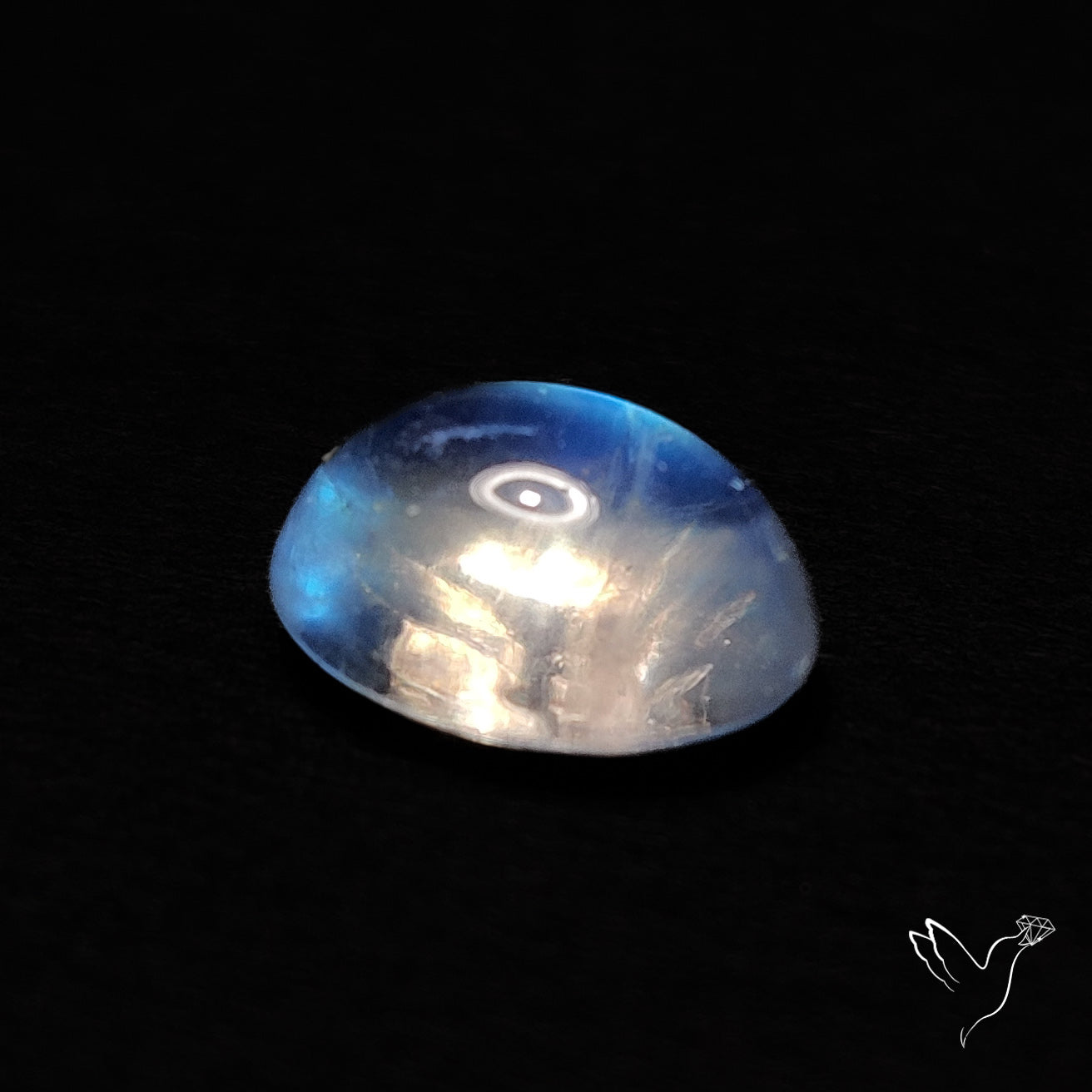 Rainbow Moonstone Cabochon