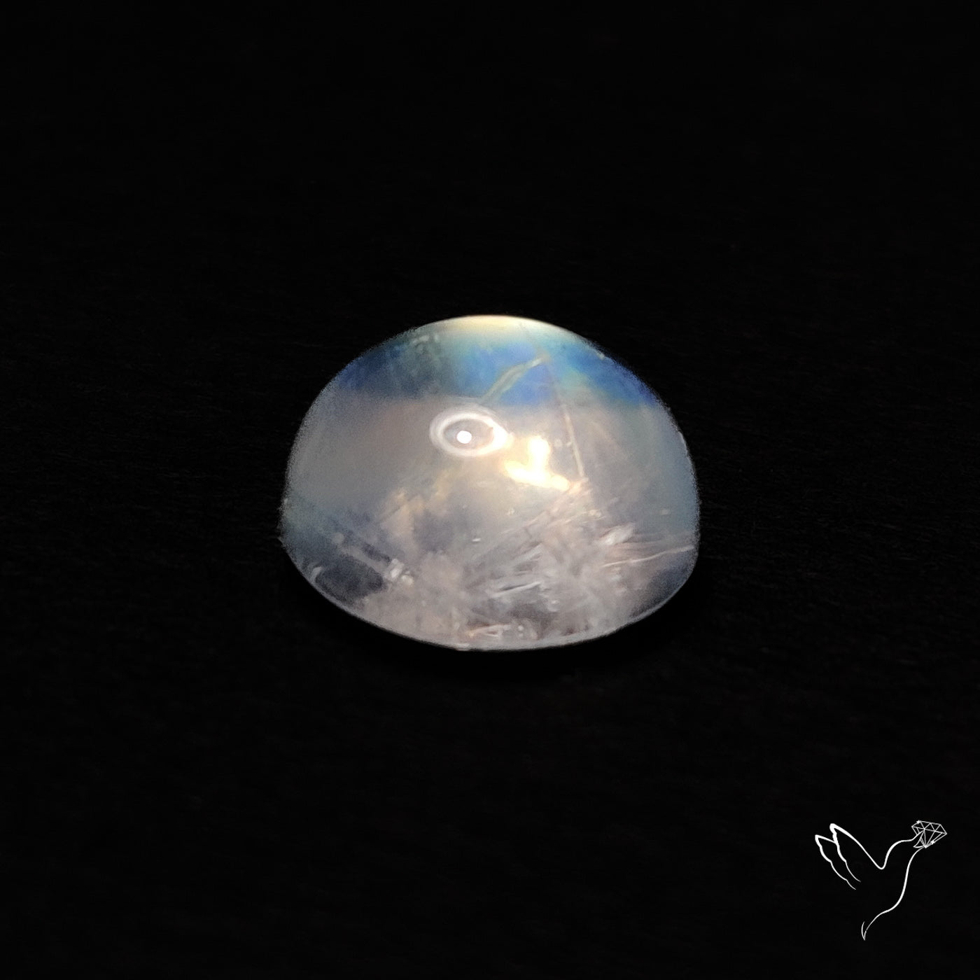 Rainbow Moonstone Cabochon
