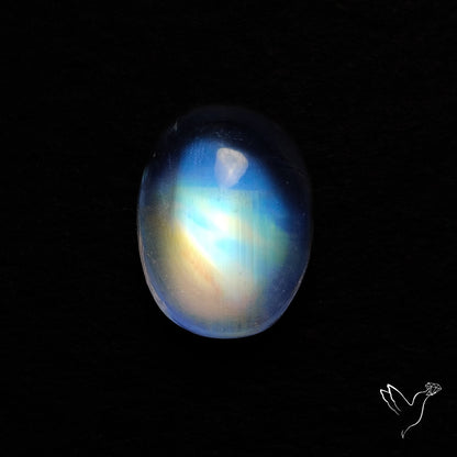 Rainbow Moonstone Cabochon