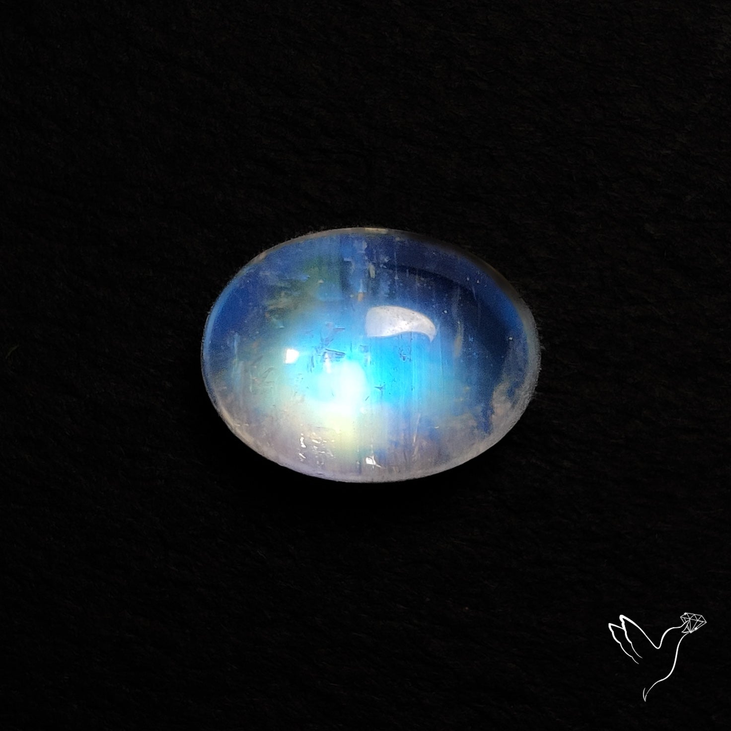 Rainbow Moonstone Cabochon