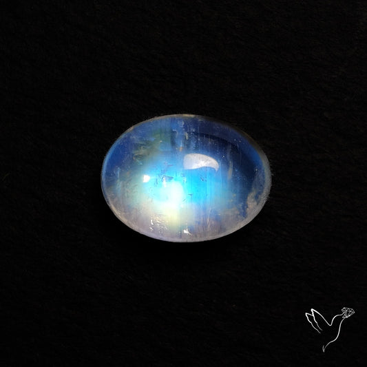 Rainbow Moonstone Cabochon