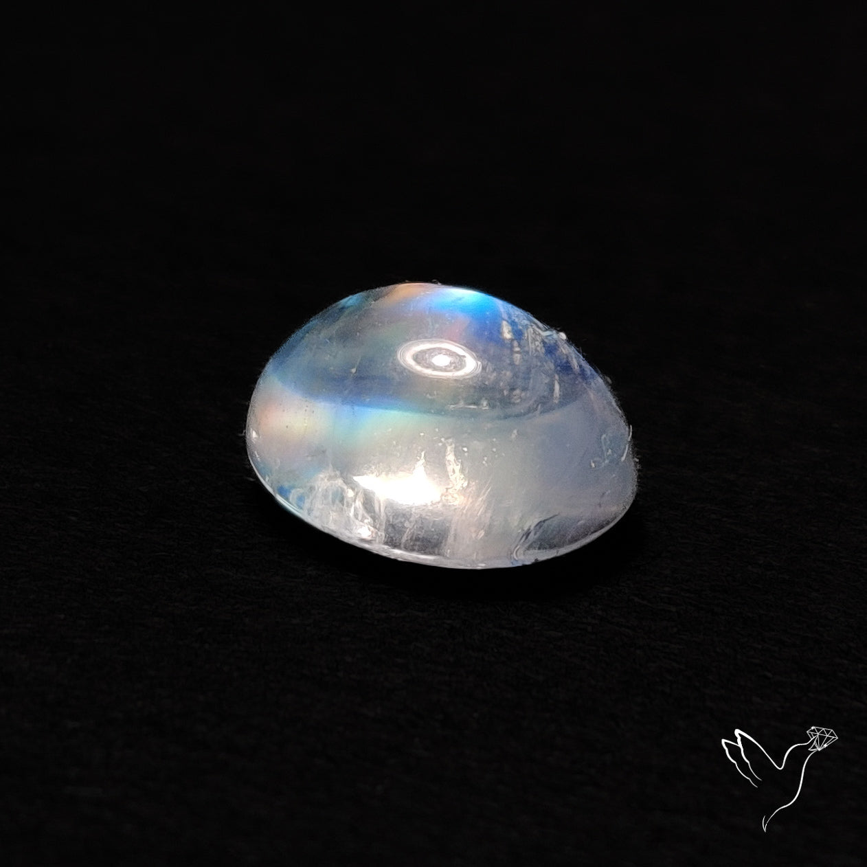 Rainbow Moonstone Cabochon