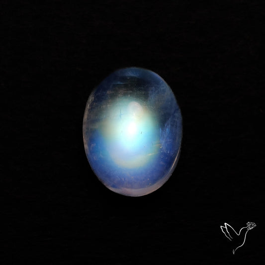 Rainbow Moonstone Cabochon