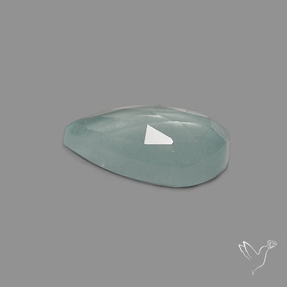Rose Cut Moss Aquamarine