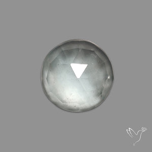 Rose Cut Moss Aquamarine