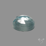 Rose Cut Moss Aquamarine