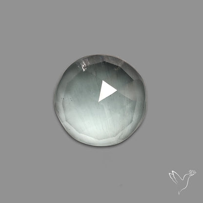 Rose Cut Moss Aquamarine