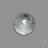 Rose Cut Moss Aquamarine