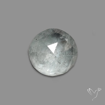 Rose Cut Moss Aquamarine