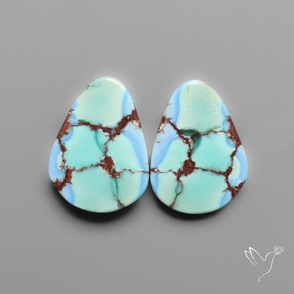 Golden Hill Turquoise Pair