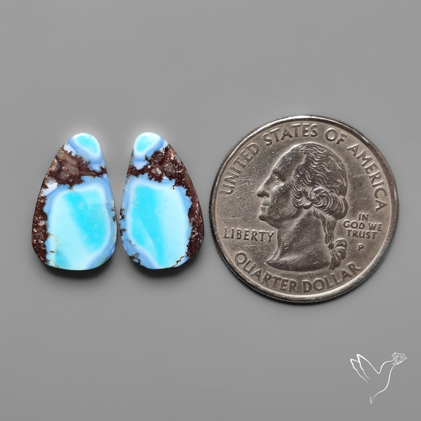 Golden Hill Turquoise Pair