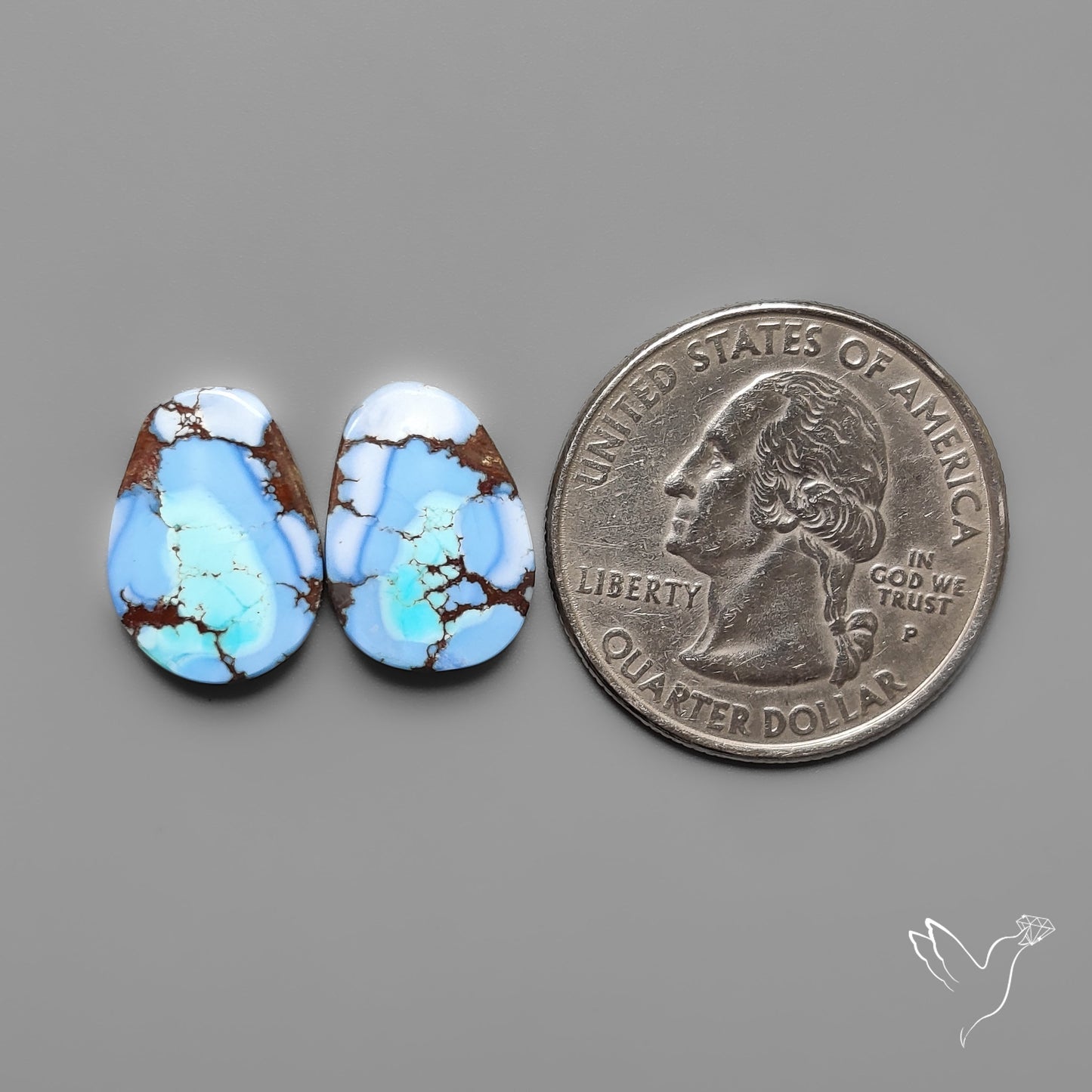 Golden Hill Turquoise Pair