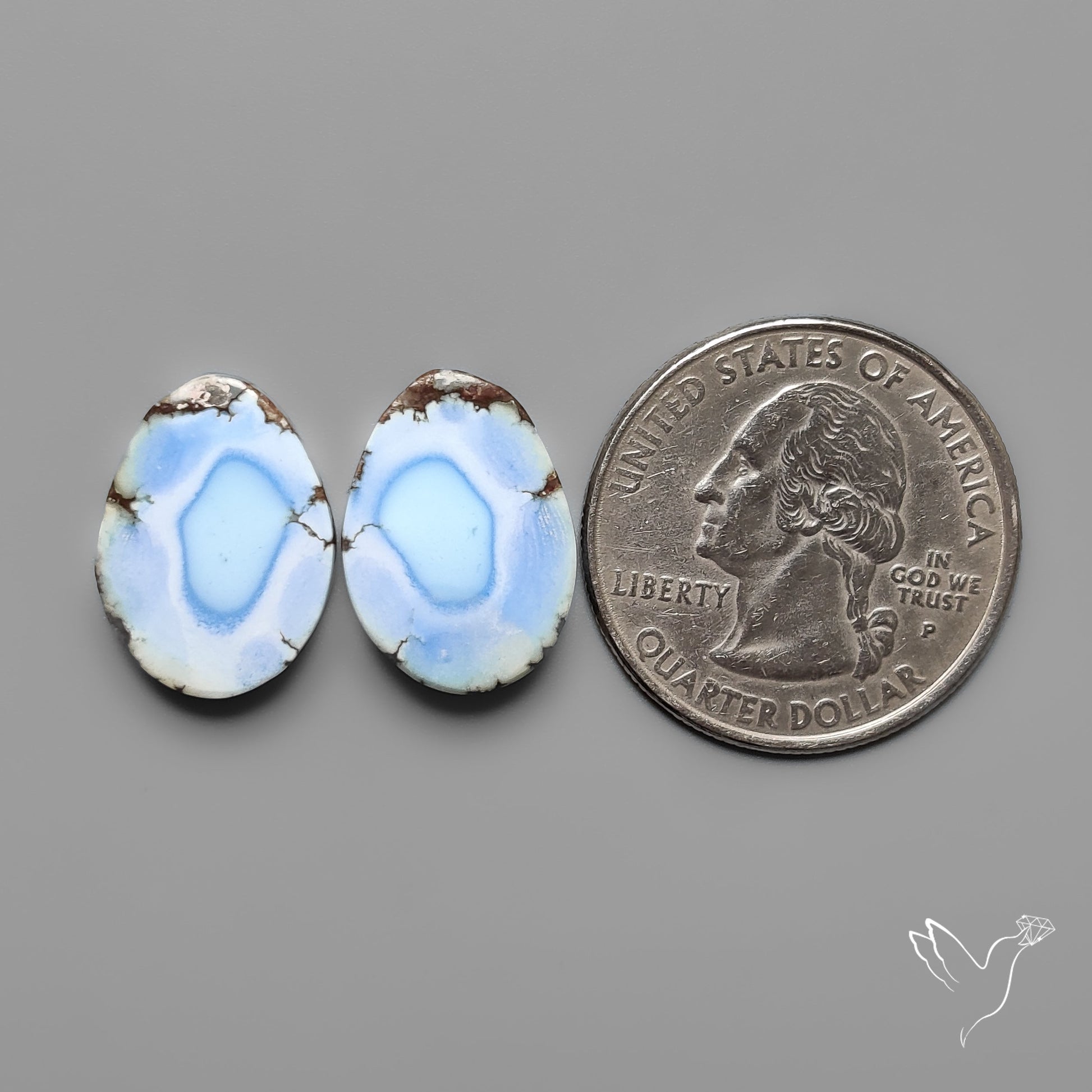Golden Hill Turquoise Pair