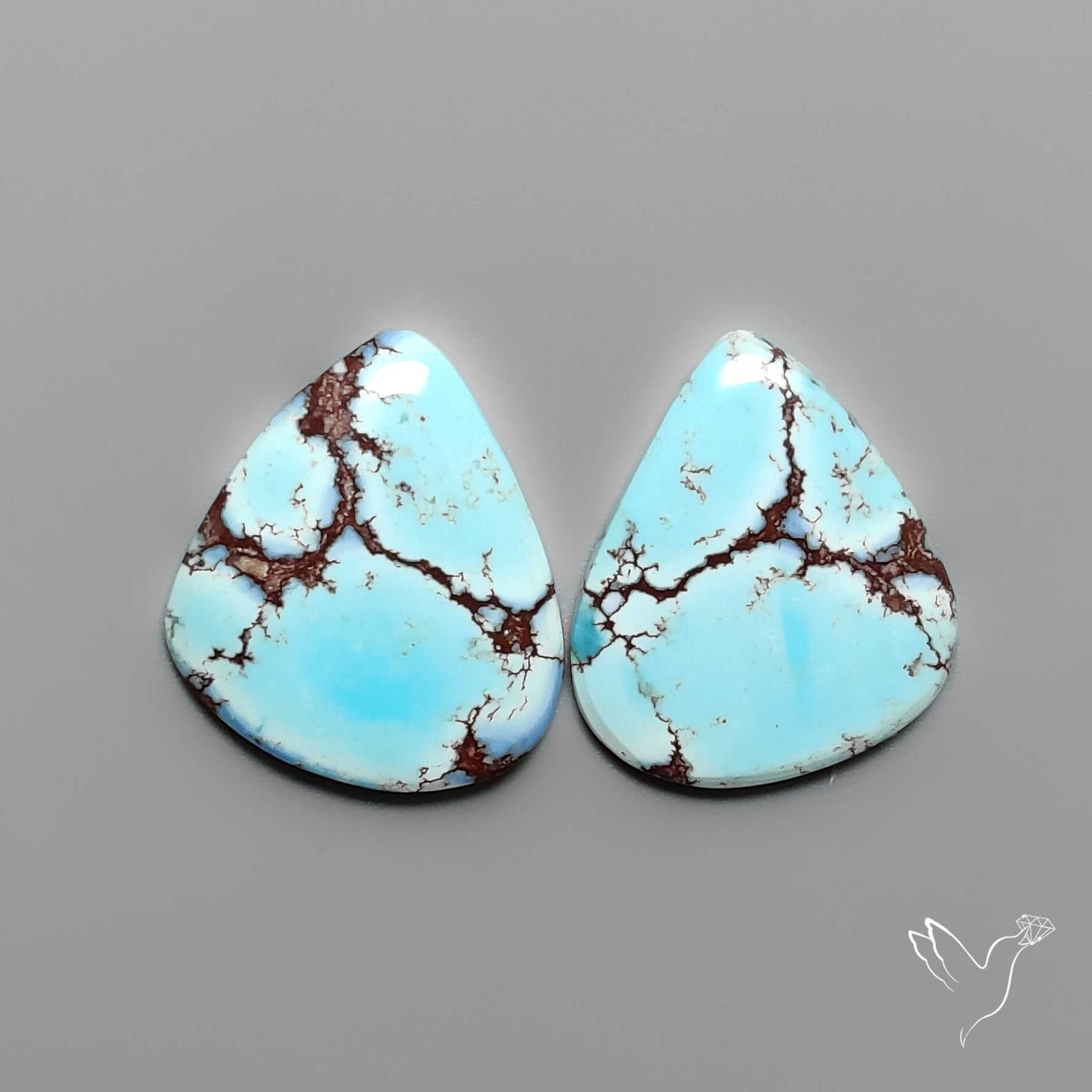 Golden Hill Turquoise Pair