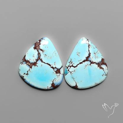 Golden Hill Turquoise Pair