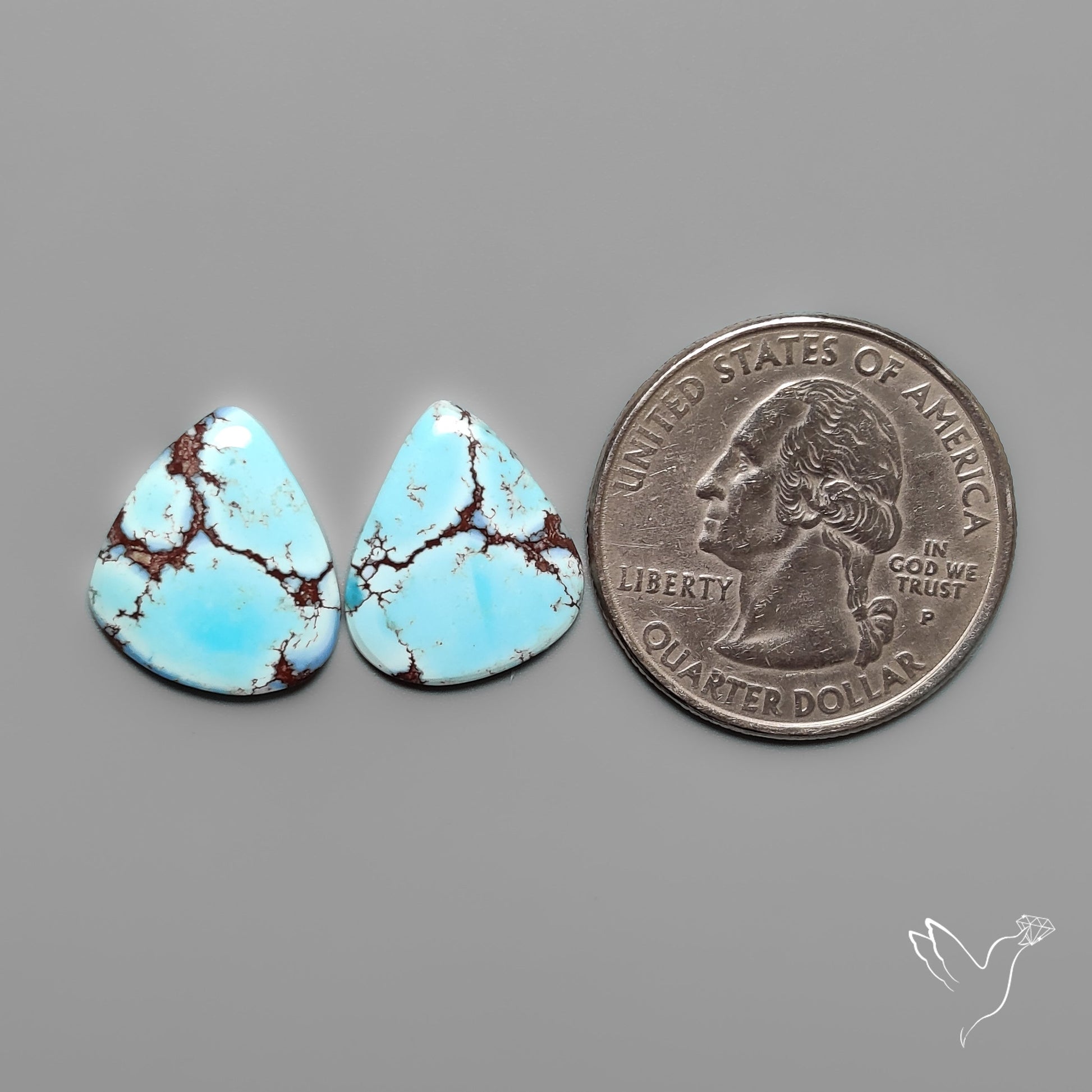 Golden Hill Turquoise Pair