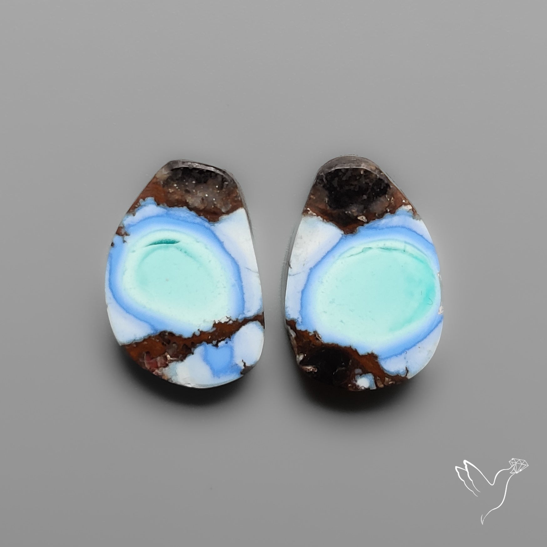 Golden Hill Turquoise Pair