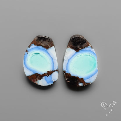 Golden Hill Turquoise Pair