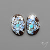 Golden Hill Turquoise Pair