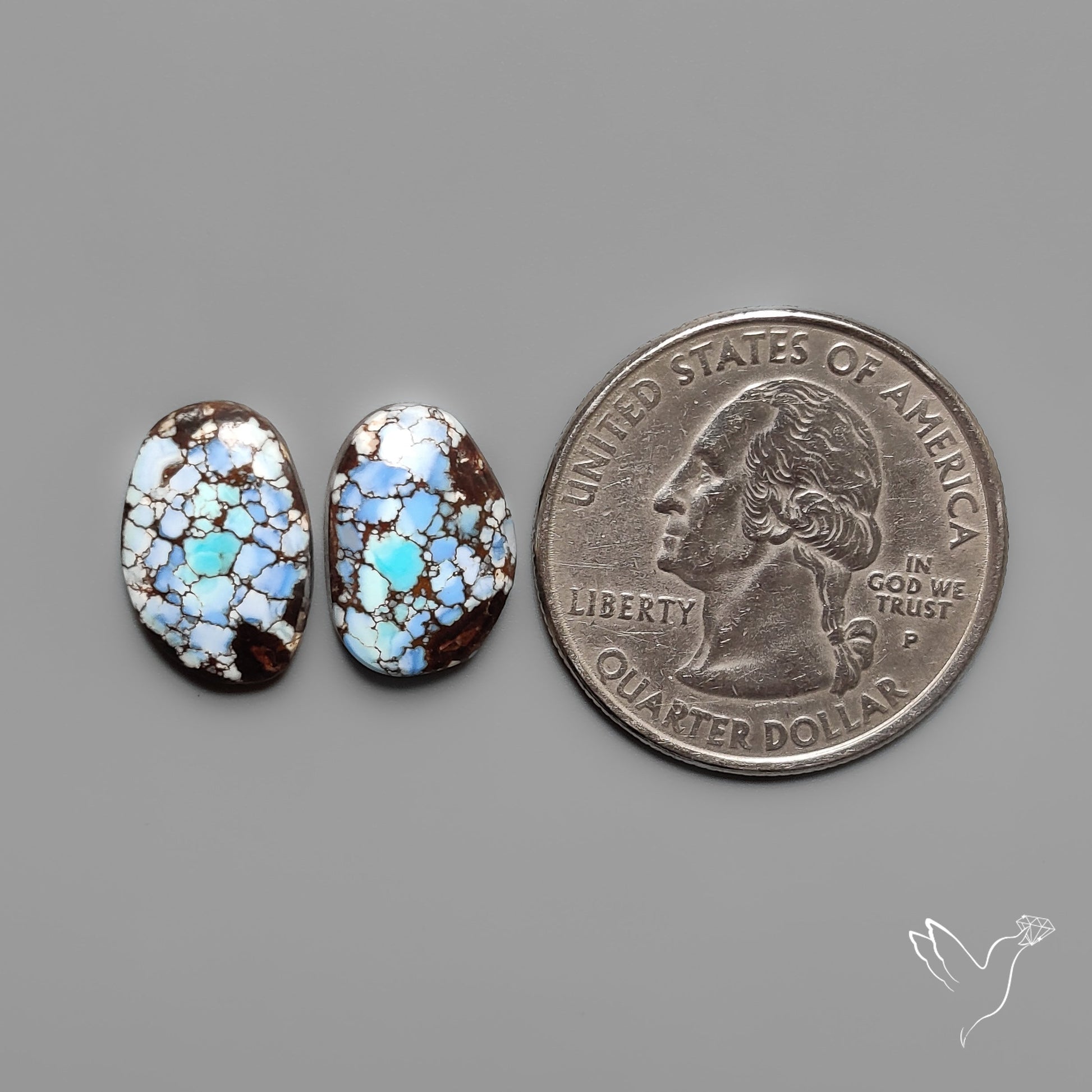 Golden Hill Turquoise Pair