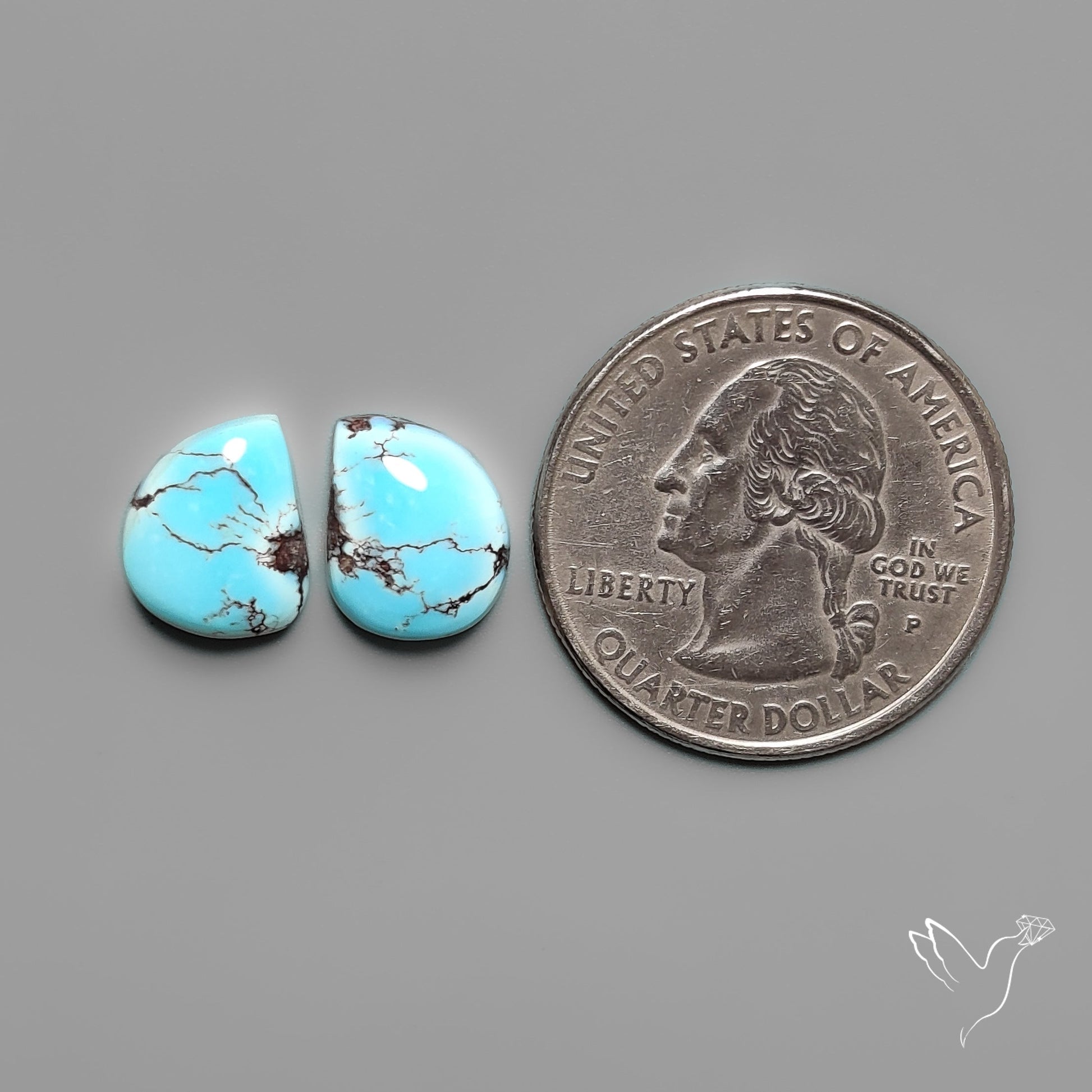 Golden Hill Turquoise Pair