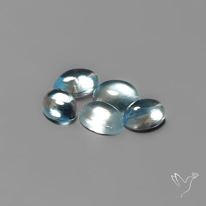 Aquamarine Cabochons Lot