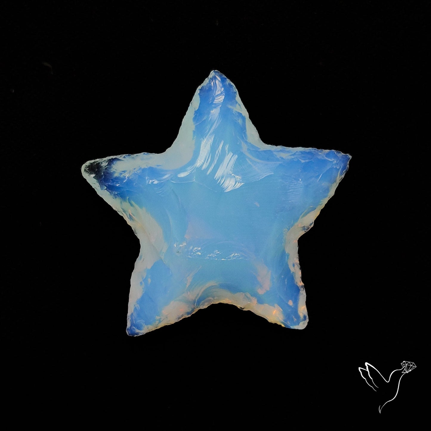 Opalite Star Carving