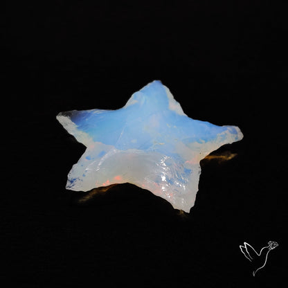 Opalite Star Carving